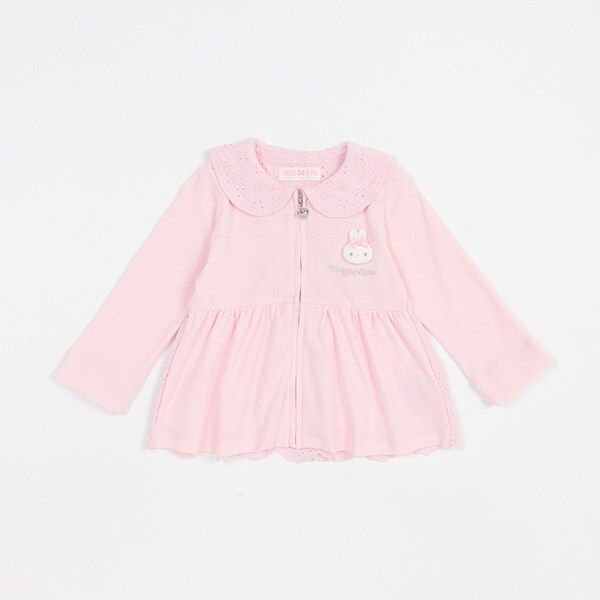 ウサギマスコットつきうさ耳ジップパーカ