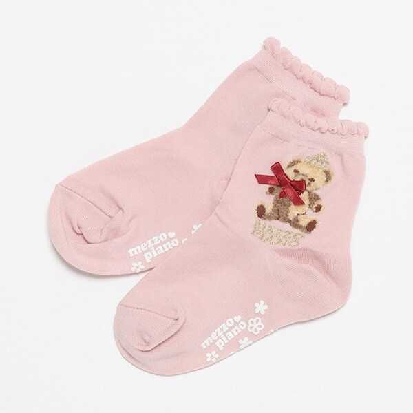 ロイヤルクマ柄　クルーソックス