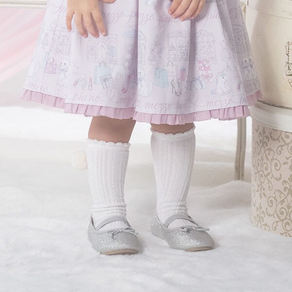 梵天つき　ケーブルハイソックス