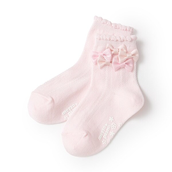 リボンイッパイ　クルーソックス