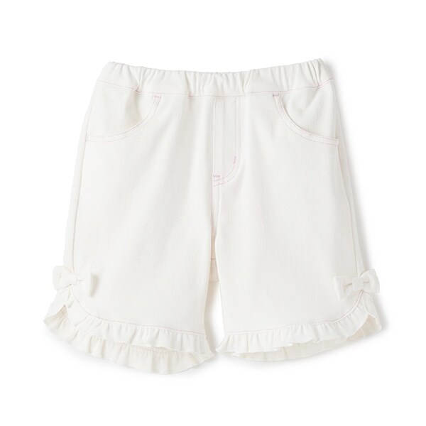 うさぎポケットフリル　ハーフパンツ