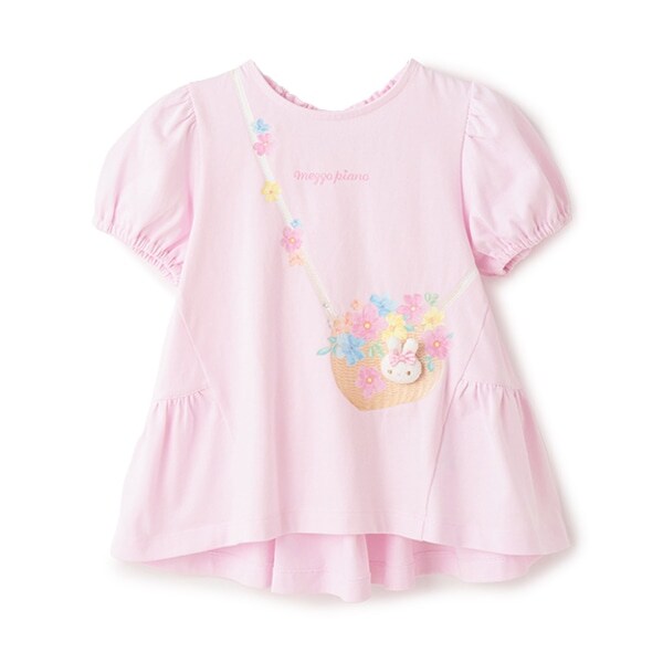 ウサギマスコットつき　ティアードチュニック