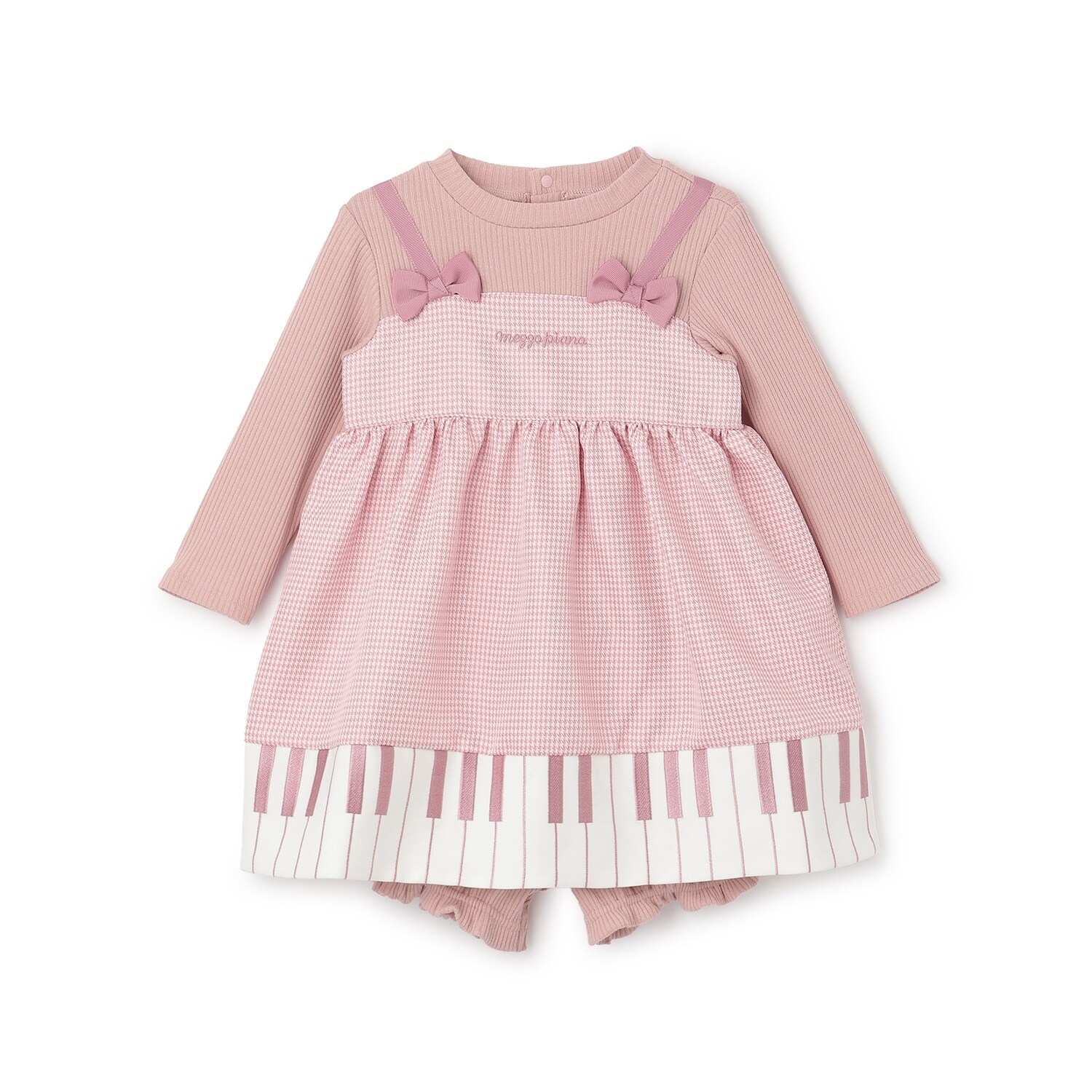 ピアノワンピース　＆ブルマセット