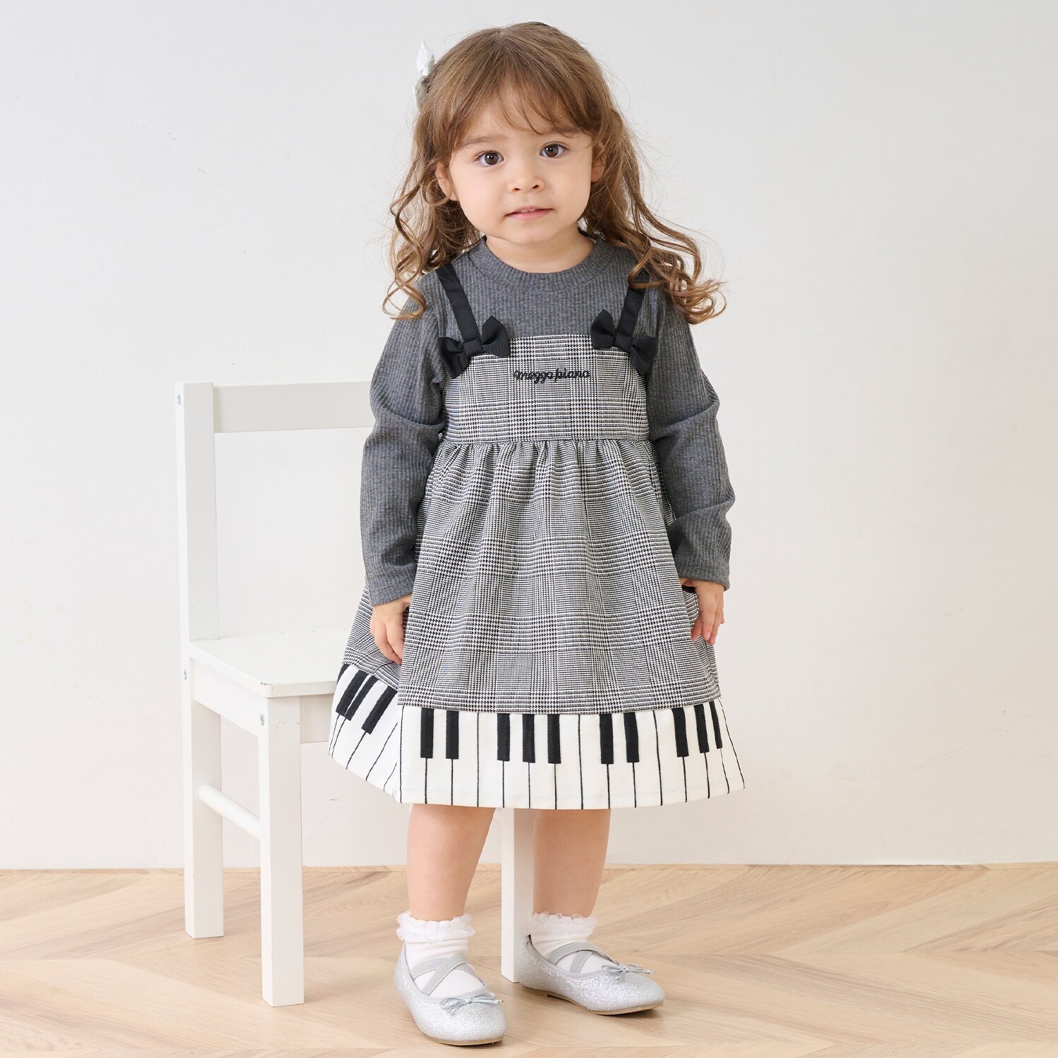 ピアノワンピース　＆ブルマセット