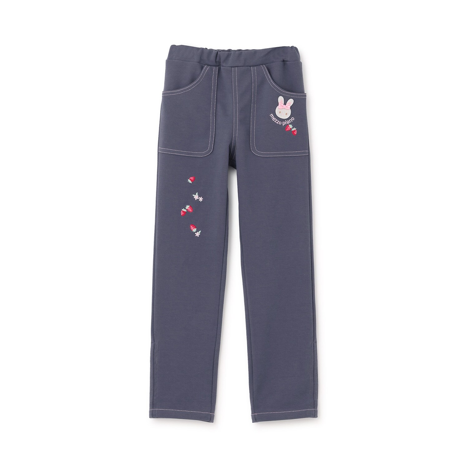 うさぎ刺繍　カットレギパン