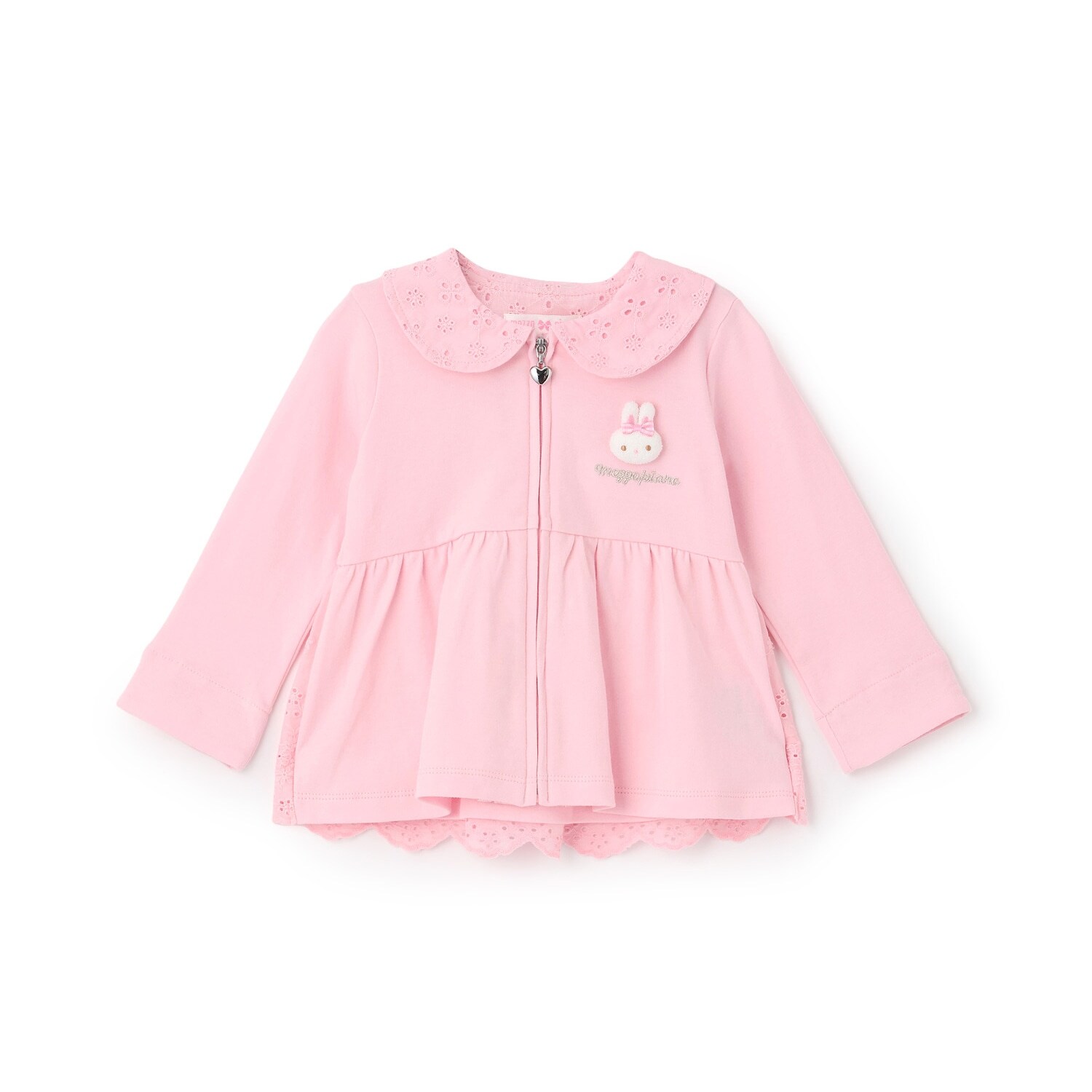 ウサギマスコットつきうさ耳ジップパーカ