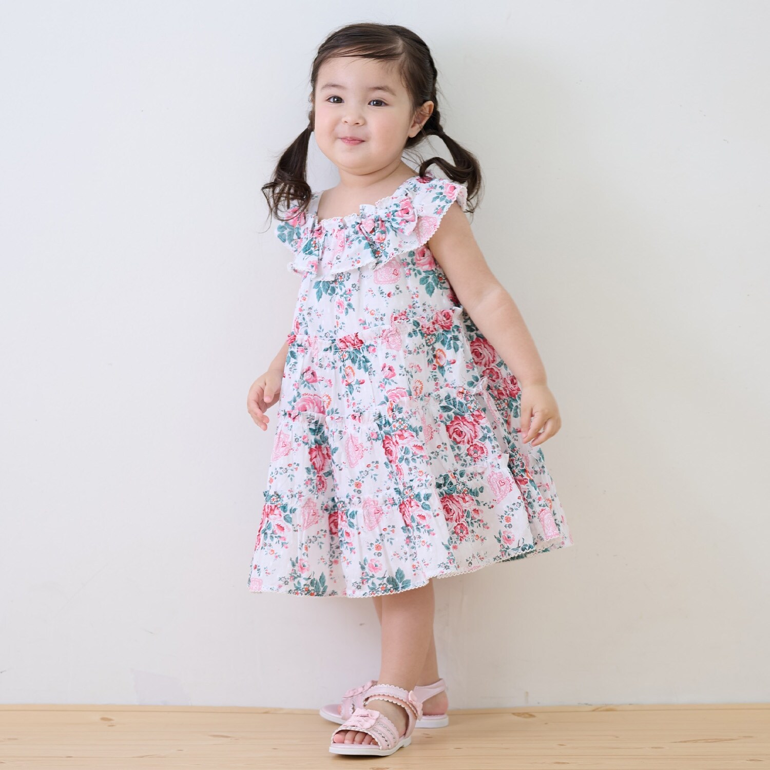 【Cath Kidston】ティアードワンピース