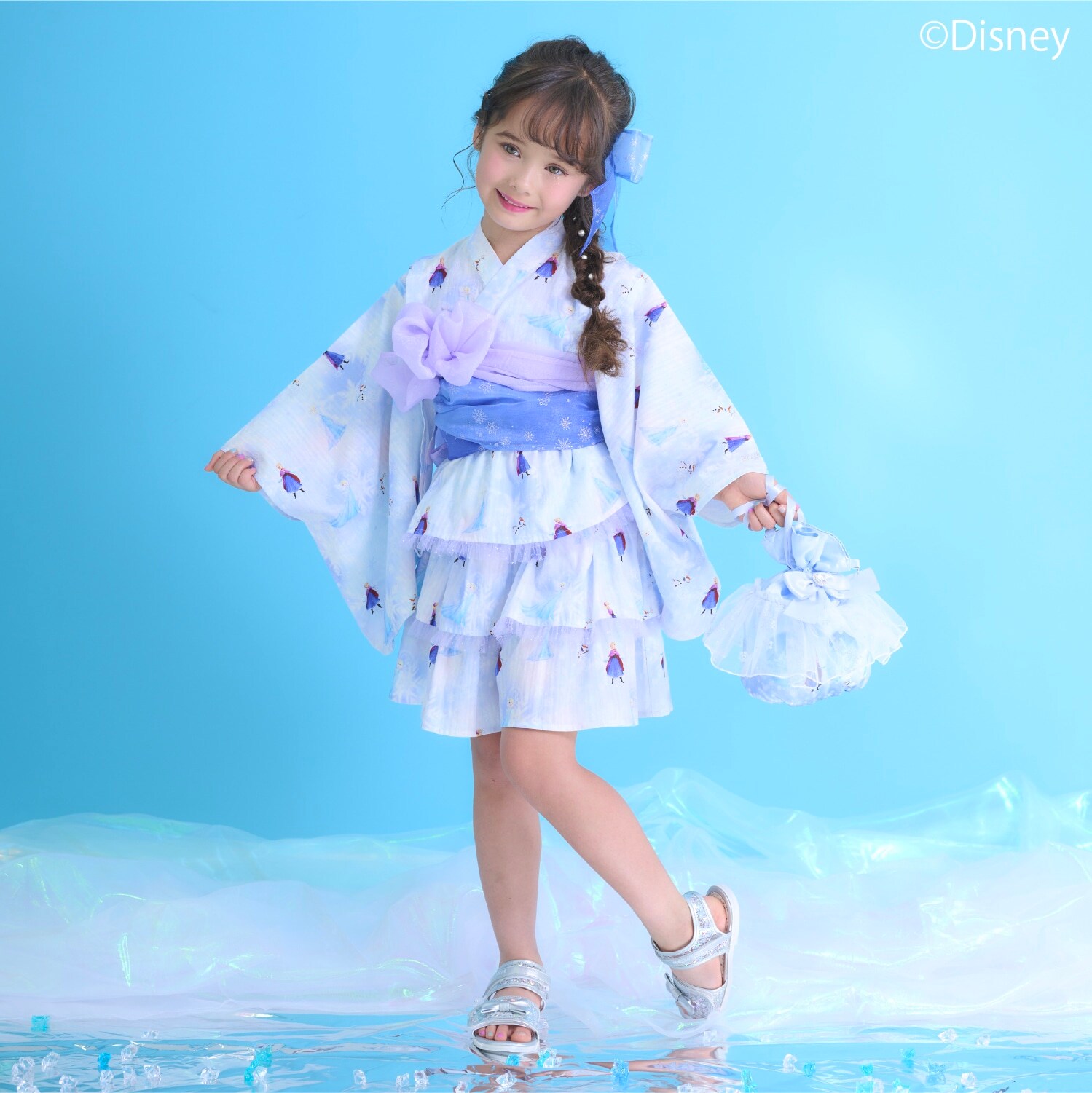 『アナと雪の女王』浴衣ドレス