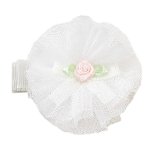 フラワーチュールレースヘアクリップ