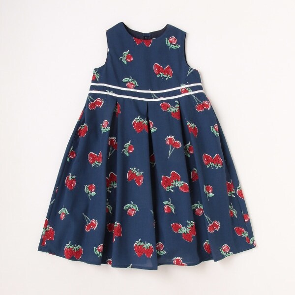 【人気商品再入荷】【直営店で取り扱い無し】イチゴ総柄ワンピース
