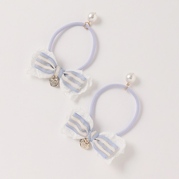 【人気商品再入荷】【直営店で取り扱い無し】レースリボン　ヘアポニー【日本製】