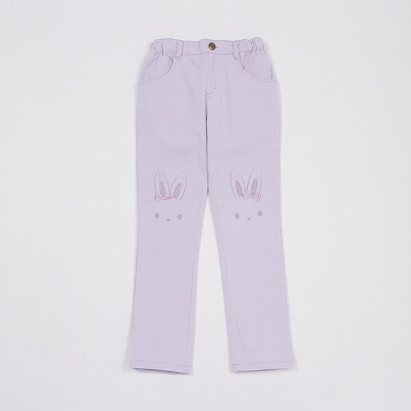 【人気商品再入荷】【直営店で取り扱い無し】ウサギ刺しゅうストレッチスキニーパンツ