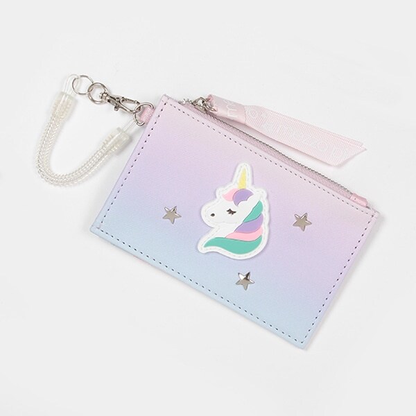 【人気商品再入荷】【直営店で取り扱い無し】ユニコーングラデーション柄　パスケース