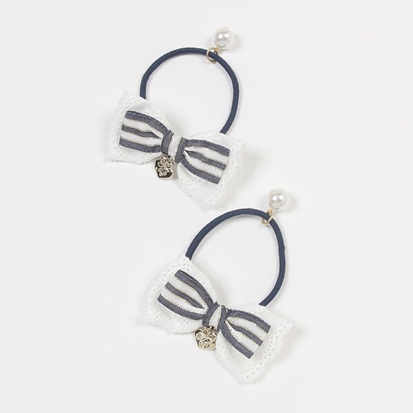 【人気商品再入荷】【直営店で取り扱い無し】レースリボン　ヘアポニー【日本製】