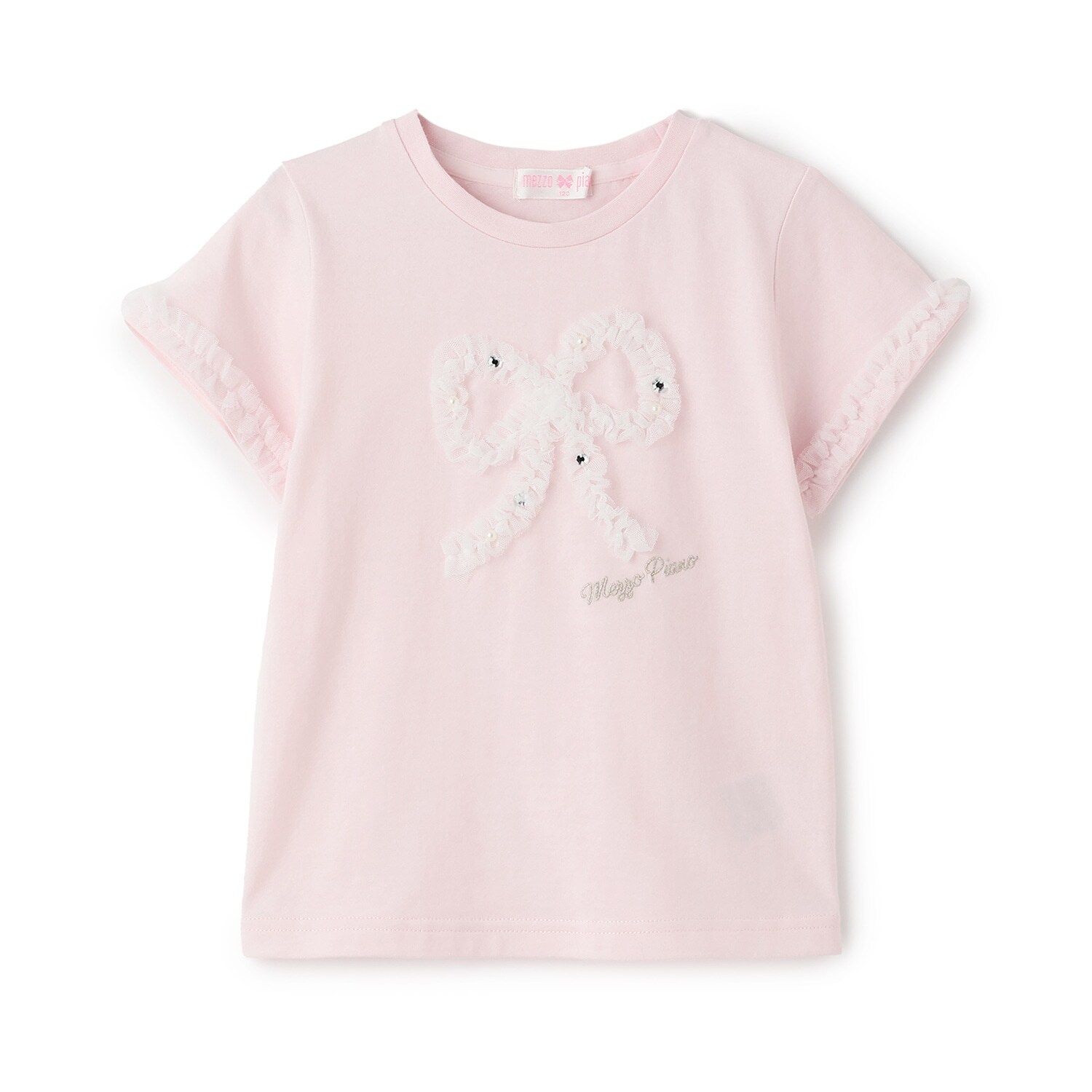 【人気商品再入荷】【直営店で取り扱い無し】フリルリボン　半袖Tシャツ