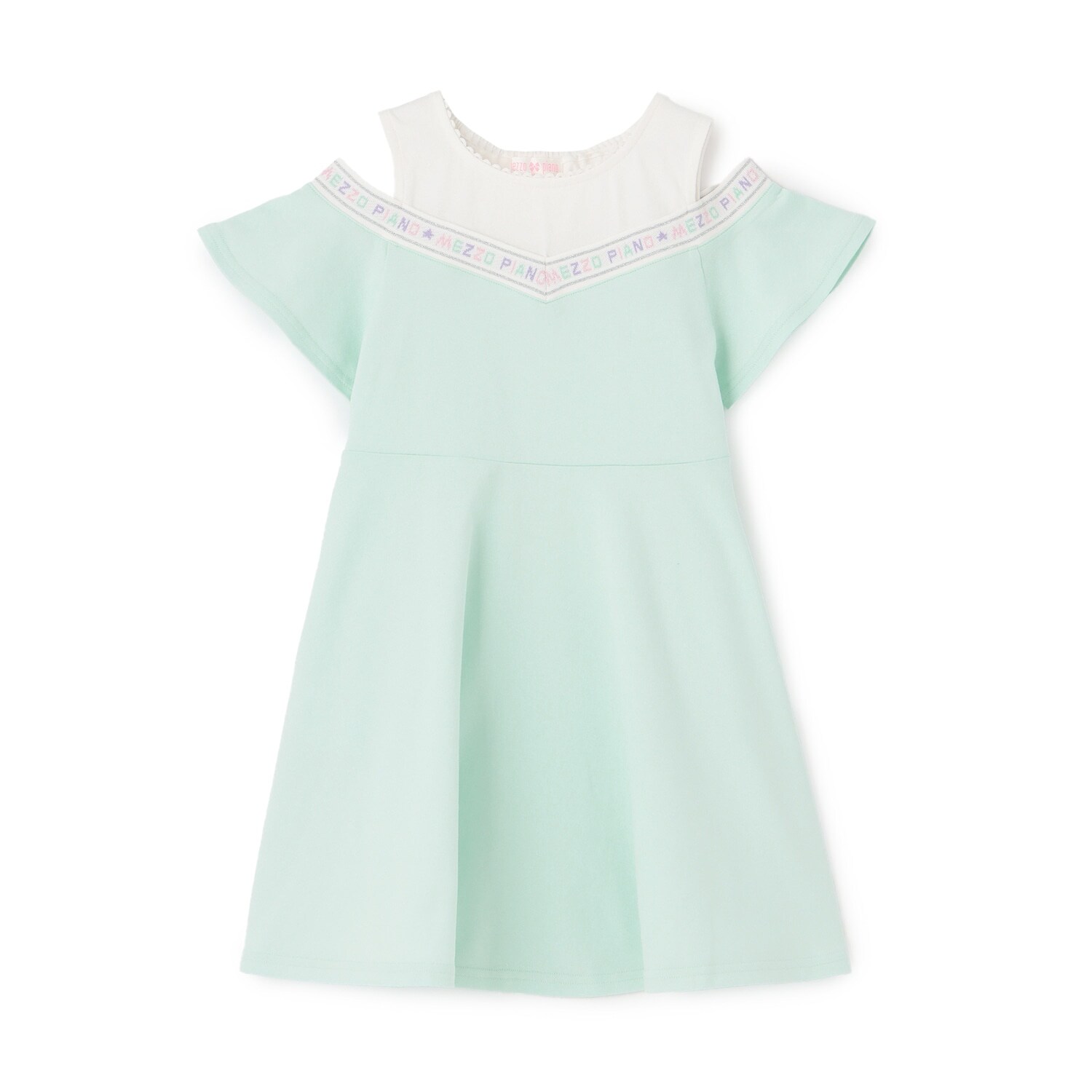 【人気商品再入荷】【直営店で取り扱い無し】ロゴライン　カットワンピース