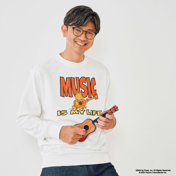 【親子リンク】Dadガーフィールド裏毛プルオーバー