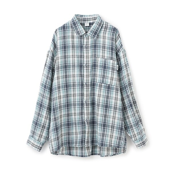 【親子リンク】Dadピーチキモウチェックシャツ