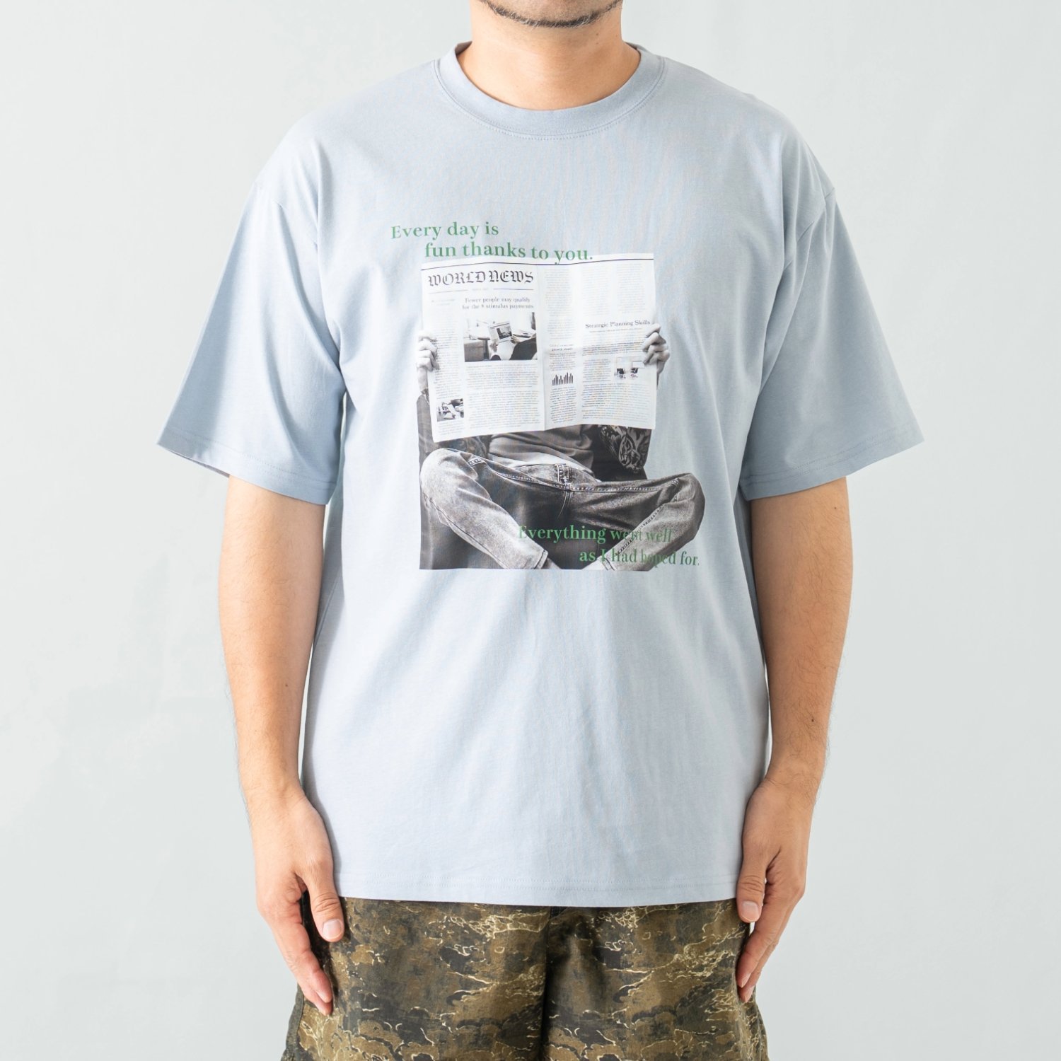 【綿100%】【親子リンク】Dad写真半T