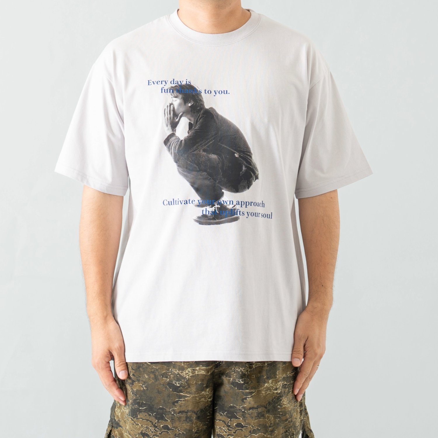 【綿100%】【親子リンク】Dad写真半T