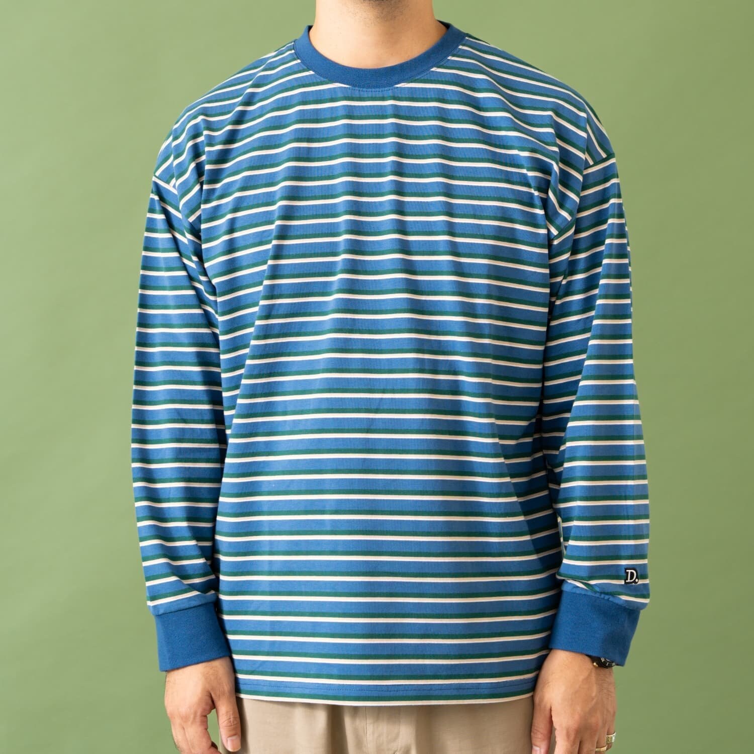 【親子リンク】アソートボーダーワイドロンT