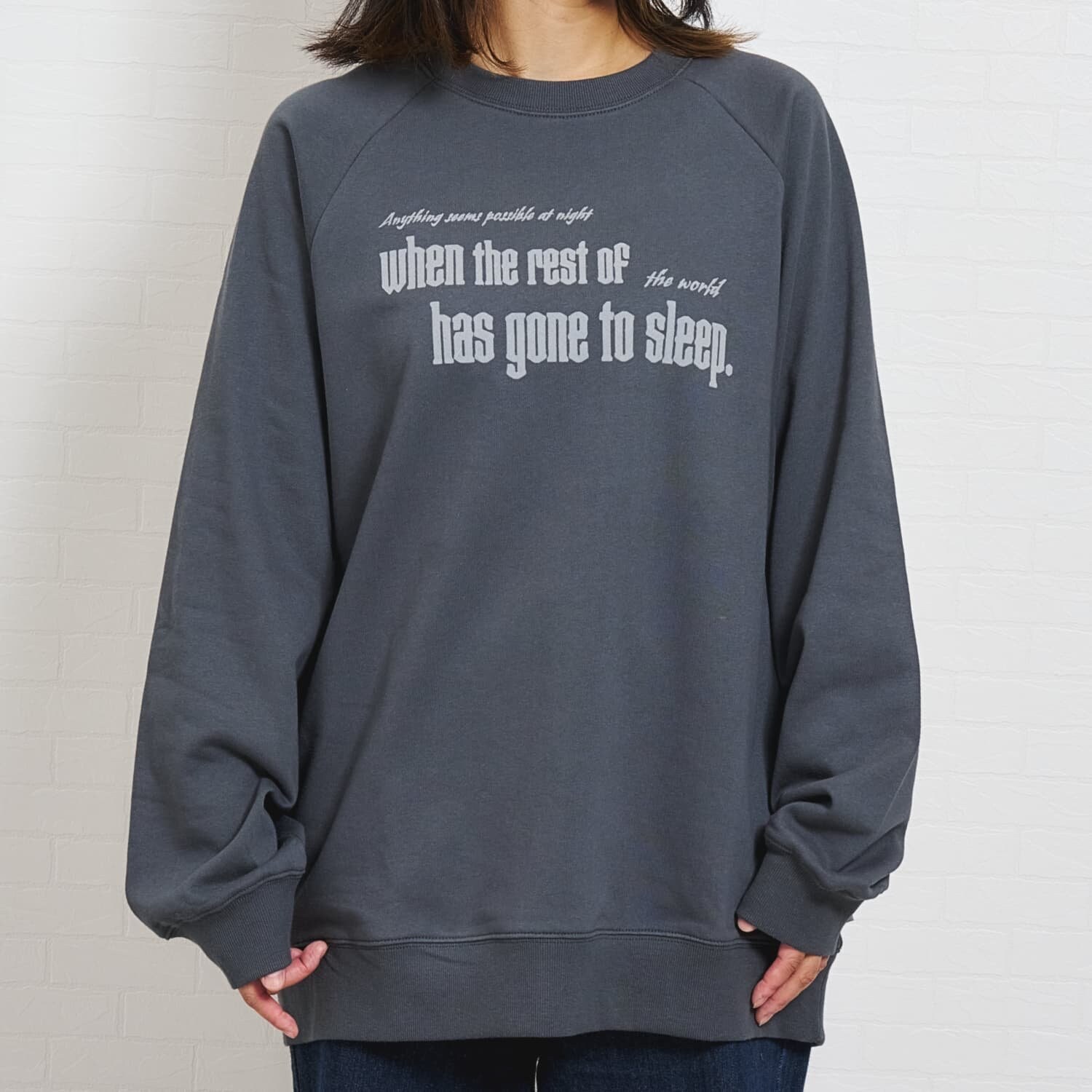 【親子リンク】ラグランスウェットアソートロゴプルオーバー/トレーナー/親子リンク