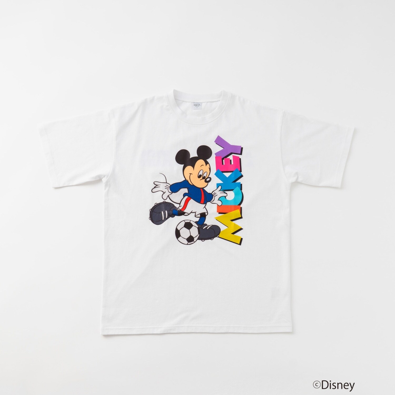 【親子リンク】【Disney】【DAD】サッカー半袖Tシャツ