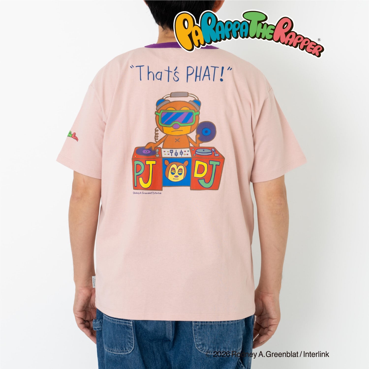 【親子リンク】【パラッパラッパー】リンガー配色Tシャツ