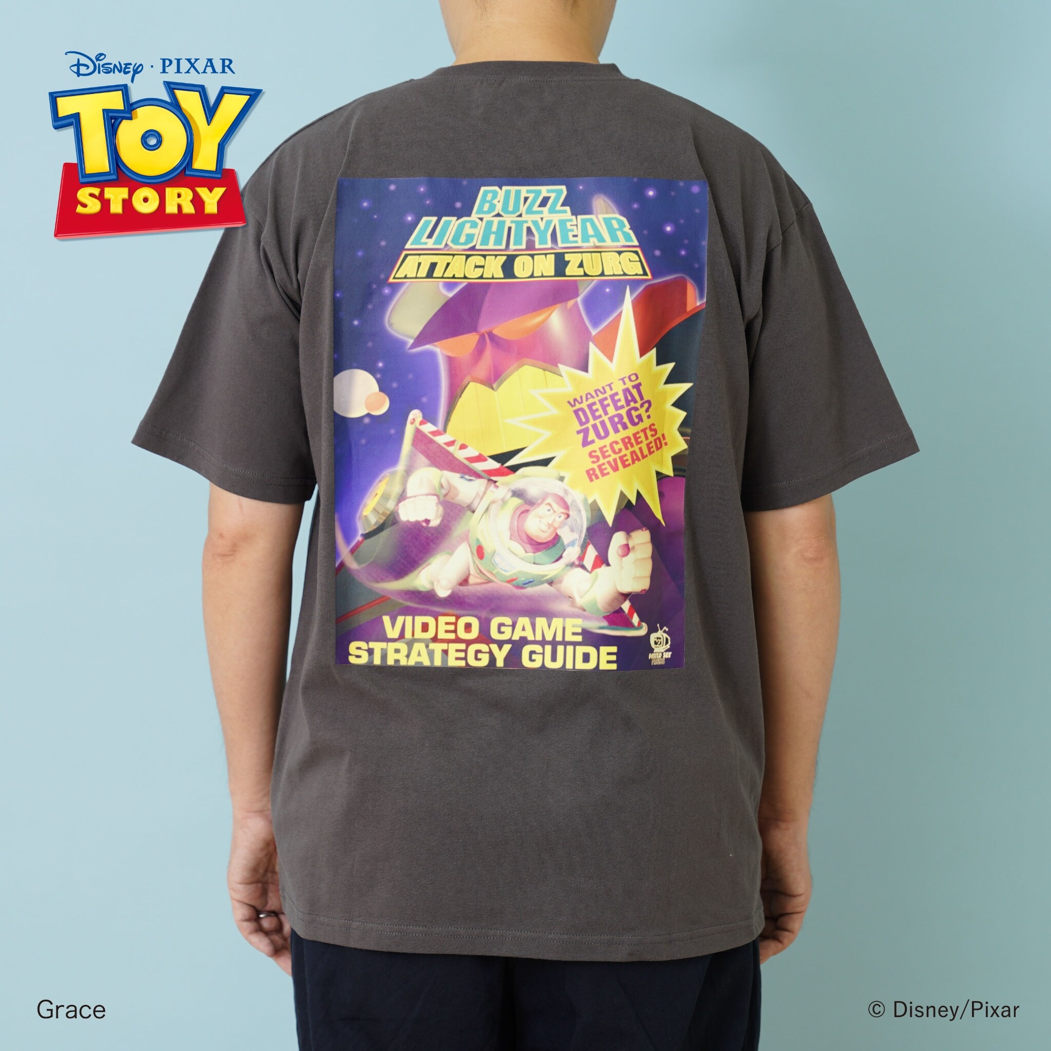 【DISNEY/PIXAR】DADトイ・ストーリー/バズ・ライトイヤー半袖Tシャツ