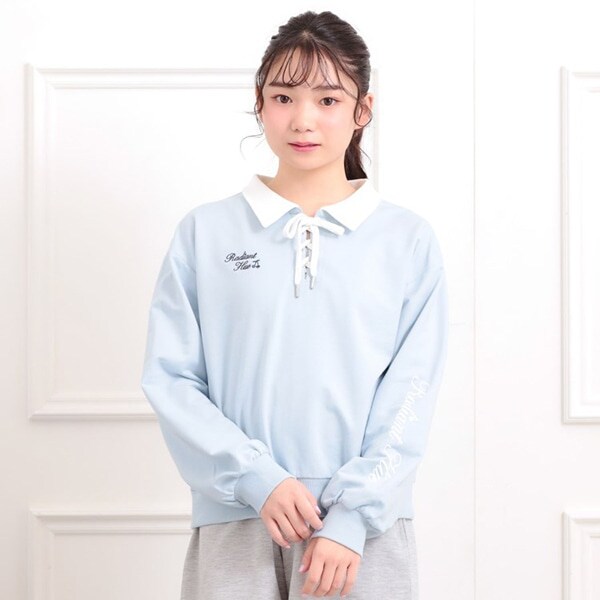 【セットアイテム】ミニ裏毛レースアップ＋キュロットパンツ