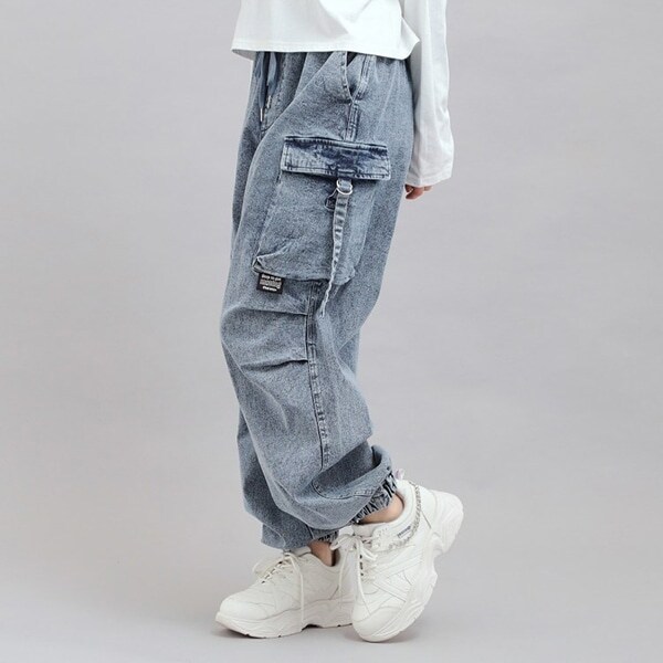 デニムカーゴパンツ