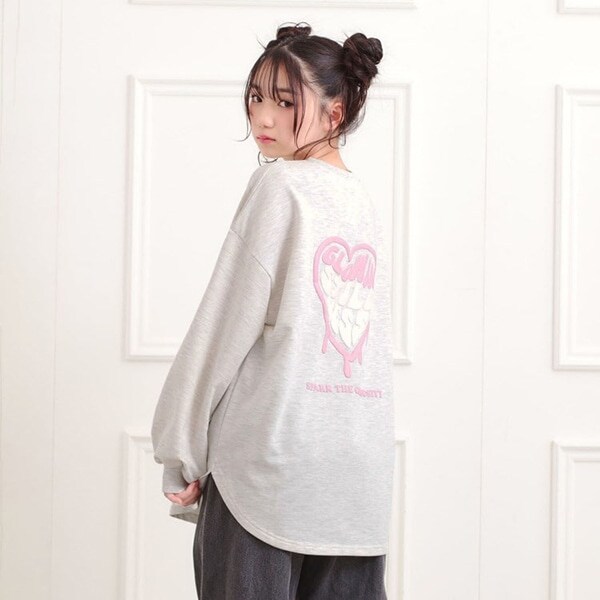 メルトハートビッグチュニックトレーナー