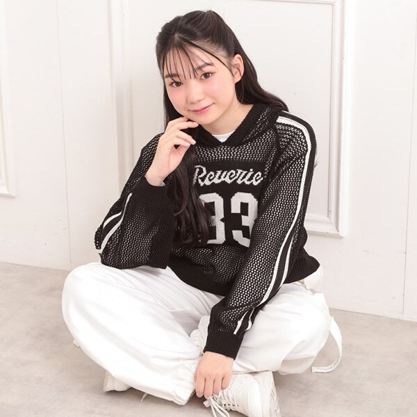 【セットアイテム】メッシュニットパーカー＋ロンT