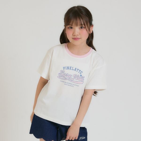 【別注】ロゴプリントリンガーTシャツ