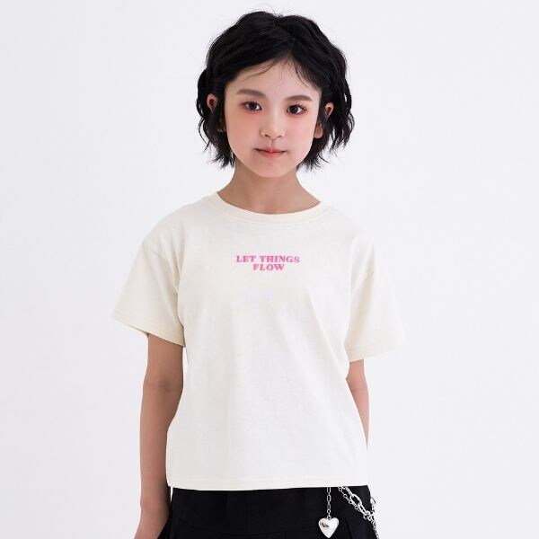 【デイリープライス】【綿100%】ワッペン風半袖Tシャツ