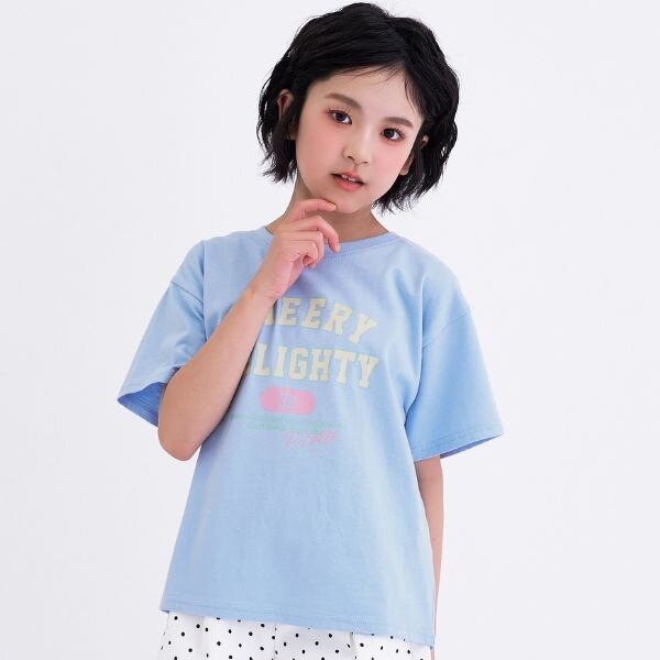 【デイリープライス】【綿100%】カレッジプリント半袖Tシャツ