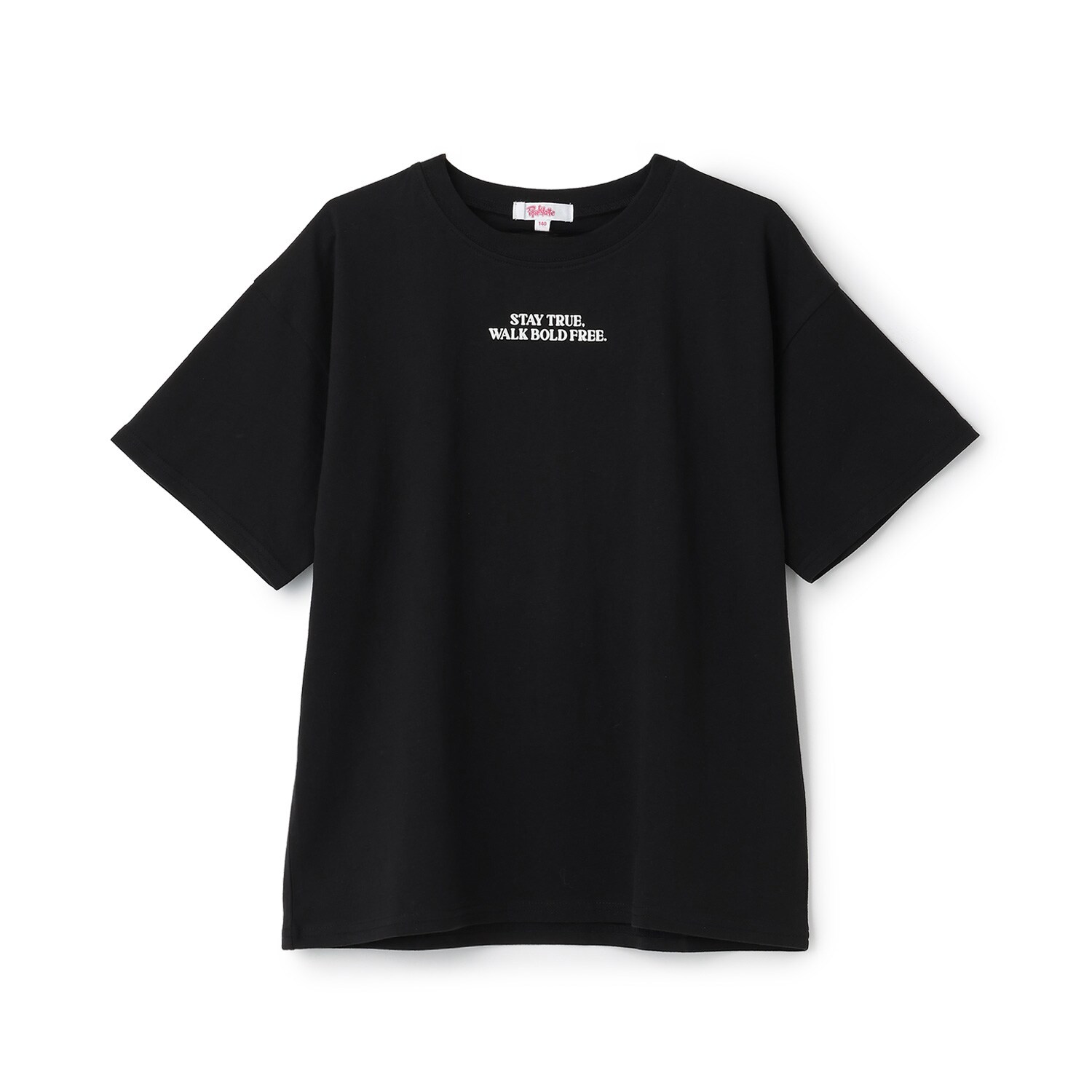 【デイリープライス】【ピンクマテ・綿100%】発泡バックロゴ半袖T
