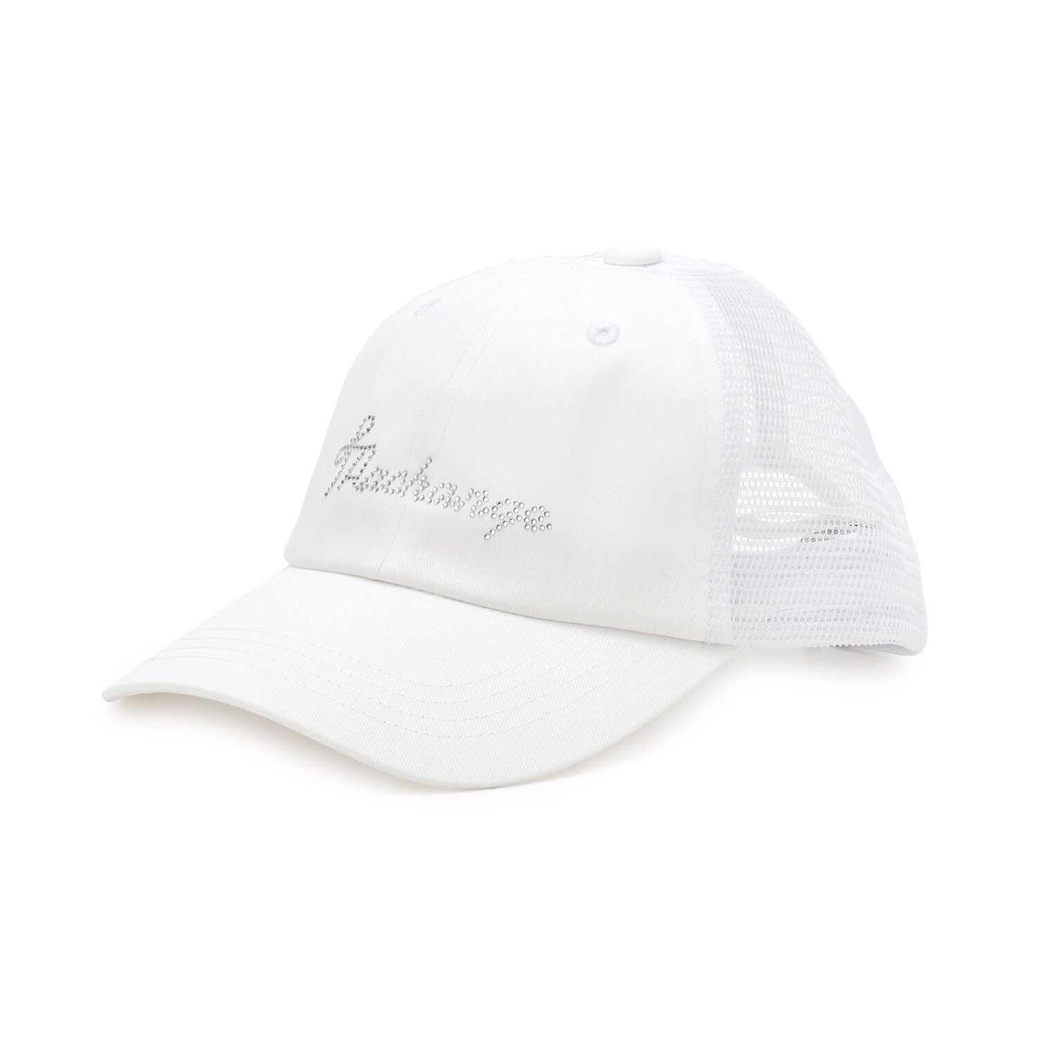 リボンストーンメッシュキャップ