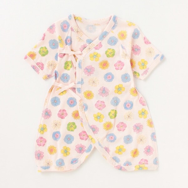【肌着】【オーシャン＆グラウンド】コンビ肌着Pressed Flower