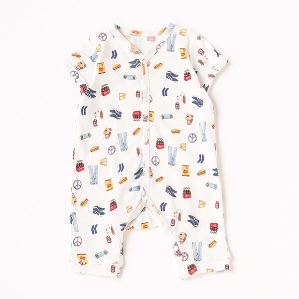 【カーバーオール/ロンパース】【オーシャン＆グラウンド】半袖ロンパスLocal Store