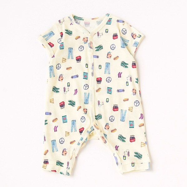 【カーバーオール/ロンパース】【オーシャン＆グラウンド】半袖ロンパスLocal Store