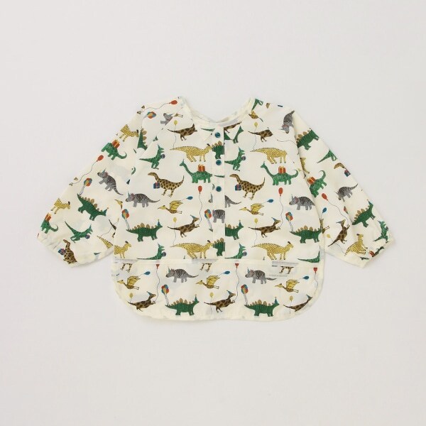 【スタイ】【オーシャン＆グラウンド】ソウガラシャツ風ソデアリショクジエプロン