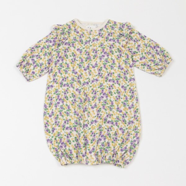 【カーバーオール/ロンパース】【オーシャン＆グラウンド】ソウガラフリルショルダー2WAYドレス