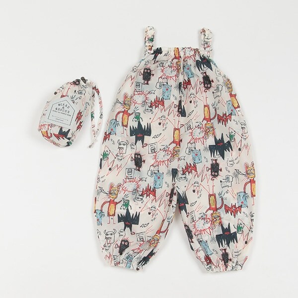 【ベビー雑貨】【オーシャン＆グラウンド】ベビーお砂場サロペットプレイウェア