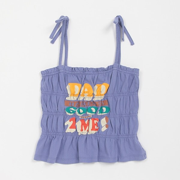 【タンクトップ/キャミソール】【オーシャン＆グラウンド】Jr.シャーリングリメイクキャミソール