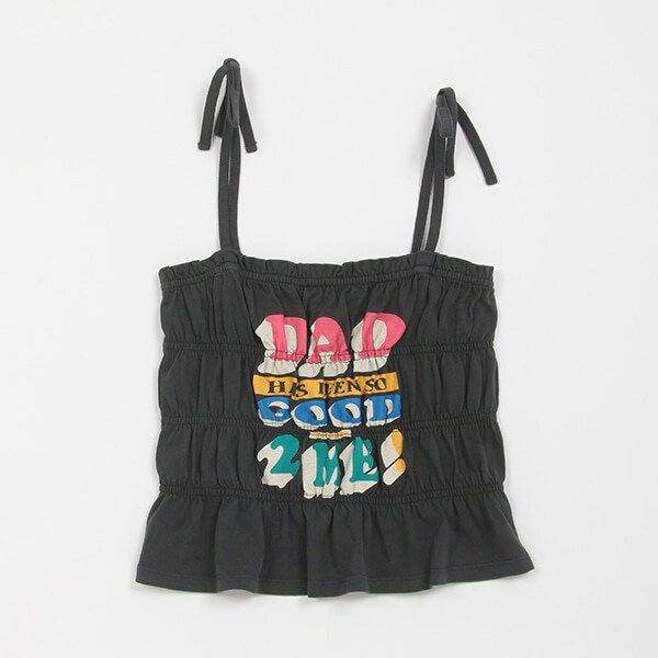 【タンクトップ/キャミソール】【オーシャン＆グラウンド】Jr.シャーリングリメイクキャミソール