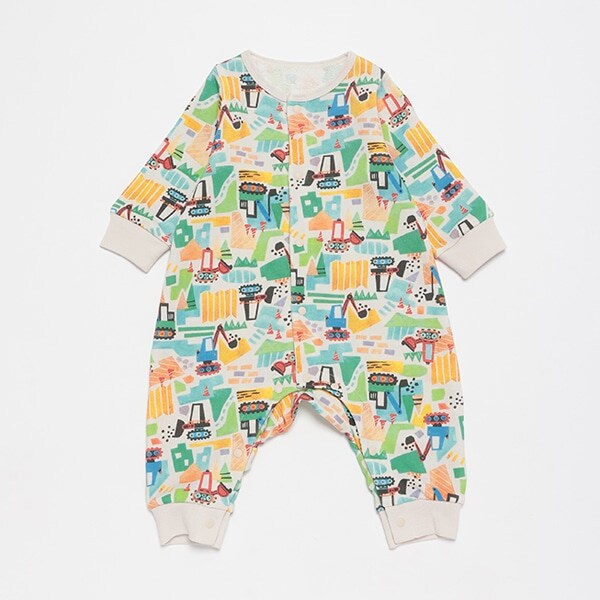 【オーシャン＆グラウンド】BOY’Sソウガラ新生児ロンパス