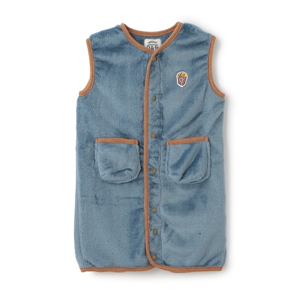 【アウター/おくるみ】【オーシャン＆グラウンド】ワッペンフリースベビースリーパー