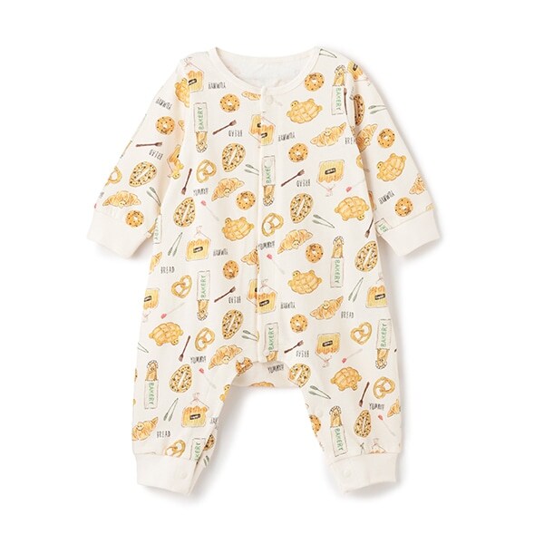 【カーバーオール/ロンパース】【オーシャン＆グラウンド】2柄ソウガラ新生児ロンパス