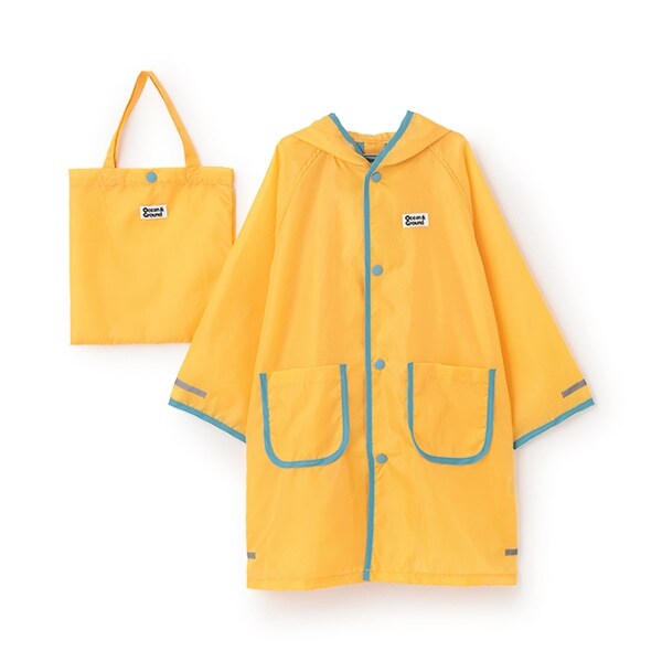 【オーシャン＆グラウンド】パイピングレインコート